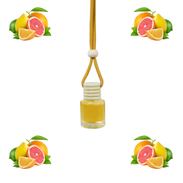 Κρεμαστό Αρωματικό Υγρό Αυτοκινήτου Εσπεριδοειδή 8ml