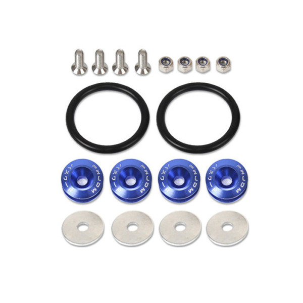 Κλιπ Συγκράτησης Προφυλακτήρα 4τμχ Μπλε HW-0014