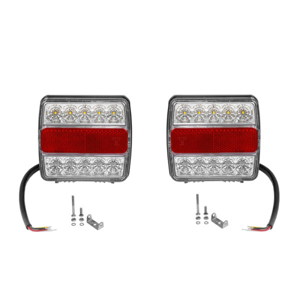 Σετ LED Αδιάβροχα Φώτα Τρέιλερ 12V με Βίδες 2τμχ