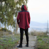 MEN'S  ZIPPER SWEATSHIRT CARDIGAN HOODIES MOHICANS 105 BORDO