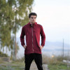 MEN'S  ZIPPER SWEATSHIRT CARDIGAN HOODIES MOHICANS 105 BORDO