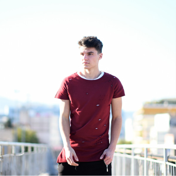 MEN'S  BLOUSE MOHICANS 109 BORDO