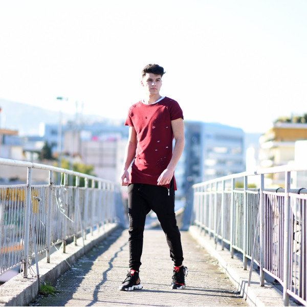 MEN'S  BLOUSE MOHICANS 109 BORDO