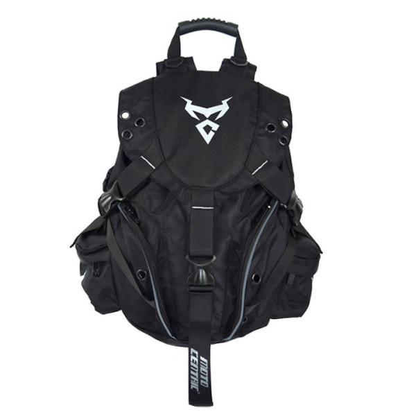 Σακίδιο Πλάτης 58L Αναβάτη Μοτοσικλέτας Moto Centric 11-MC-0099  Μαύρο Γκρι