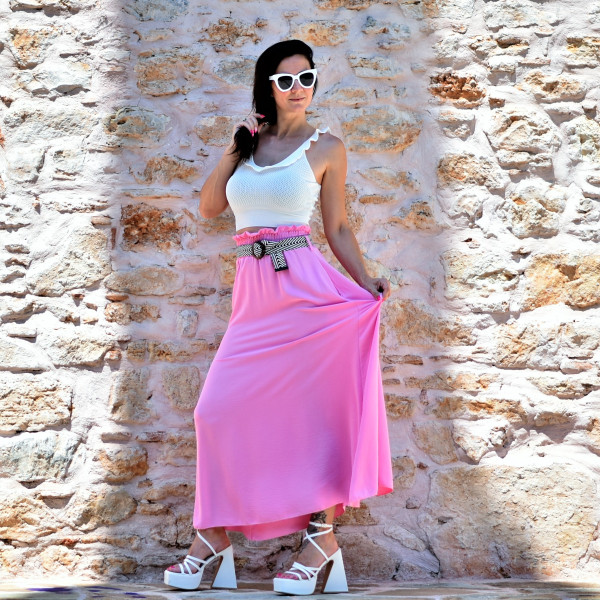 ΦΟΥΣΤΑ ΜΑΚΡΙΑ ΨΗΛΟΜΕΣΗ MOHICANS 11504 ΡΟΖ