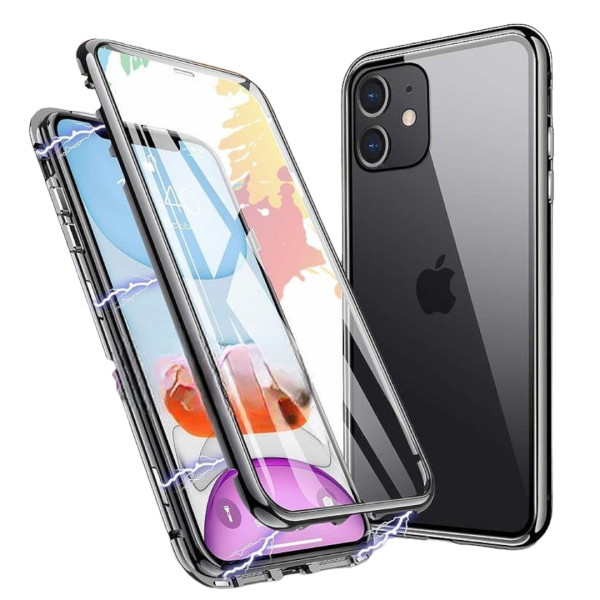 360 FULL COVER ΜΑΓΝΗΤΙΚΗ ΜΕΤΑΛΛΙΚΗ ΘΗΚΗ IPHONE 12PROMAX.ΜΑΥΡΟ