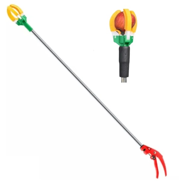 Συλλέκτης Καρπών και Φρούτων με Κοντάρι Με 3 ανοιγόμενες δαγκάνες 110cm 13807-019