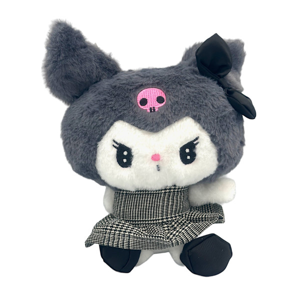 Plush Sanrio Kuromi Hello Kitty 20cm 1440-217-1 Gray