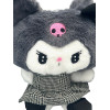 Plush Sanrio Kuromi Hello Kitty 20cm 1440-217-1 Gray