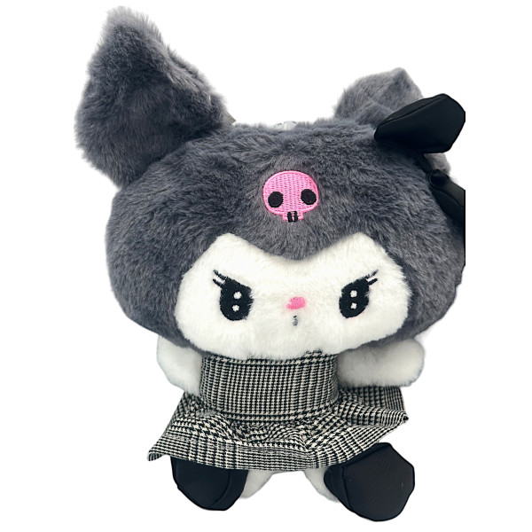 Plush Sanrio Kuromi Hello Kitty 20cm 1440-217-1 Gray