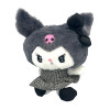 Plush Sanrio Kuromi Hello Kitty 20cm 1440-217-1 Gray