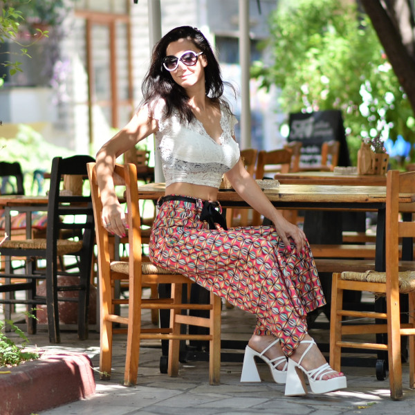 TROUSERS BELL MOHICANS 1639 PINK