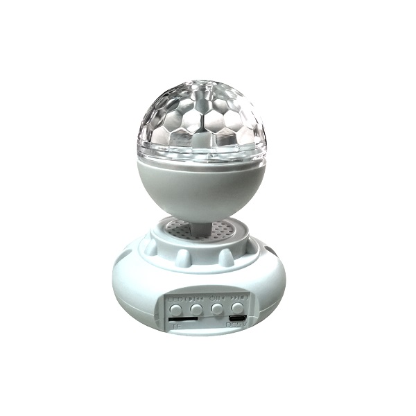 Προβολέας προτζέκτορας LED με περιστρεφόμενη κεφαλή, bluetooth με ηχείο και κάρτα μνήμης cl-001