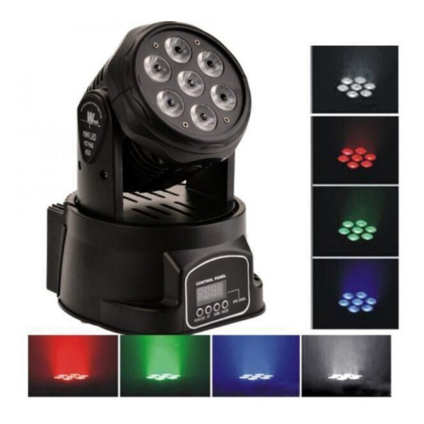 LED Φωτορυθμικό με Ρομποτική Κεφαλή Smart Rainbow RGBW Μαύρο 17959033