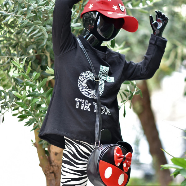 CHILDREN'S SET FOR GIRL TIK TOK MOHICANS 1797.BLACK