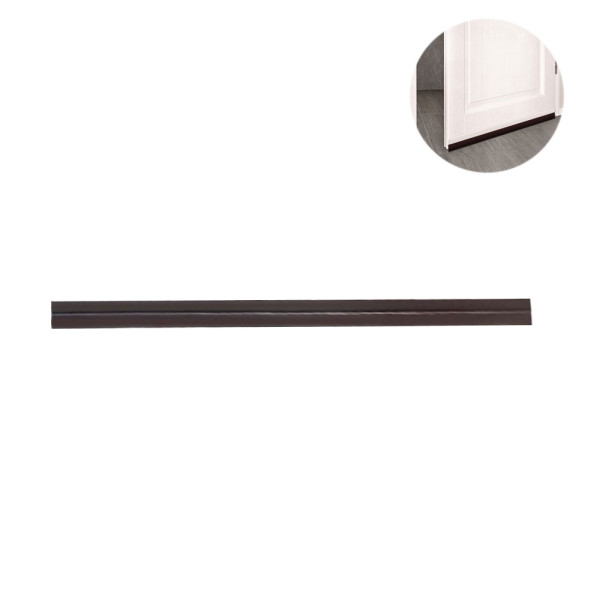 Πλαστικό Αεροστόπ Πόρτας - Αυτοκόλλητη Βέργα 1m σε Καφέ Χρώμα HYH-127