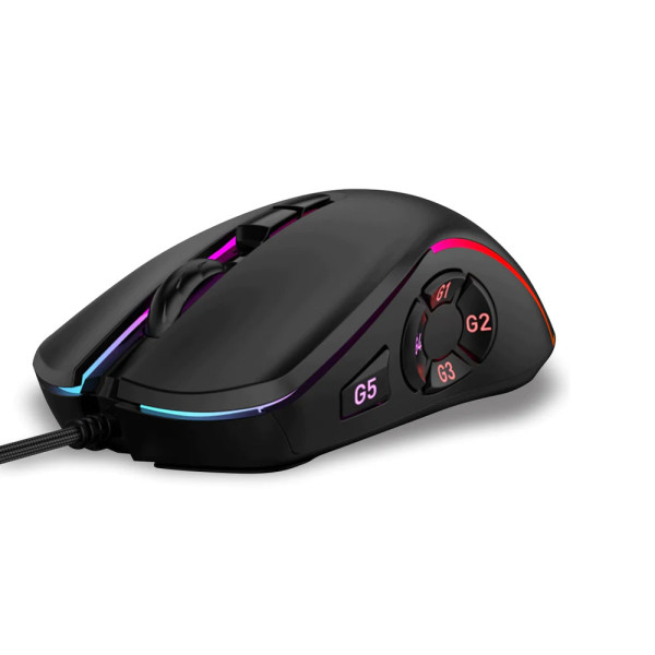 Ενσύρματο Gaming Ποντίκι RGB 2.4Ghz X9 Weibo σε Μαύρο Χρώμα