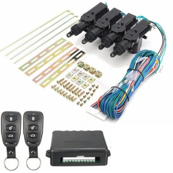 Κεντρικό Κλείδωμα Αυτοκινήτου για 4 Πόρτες με Τηλεχειριστήριο