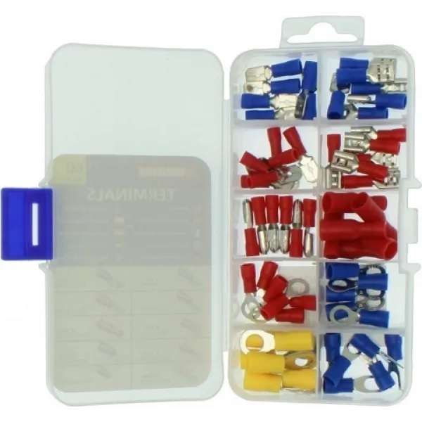 Σετ ακροδεκτών καλωδίων με μόνωση 60τμχ