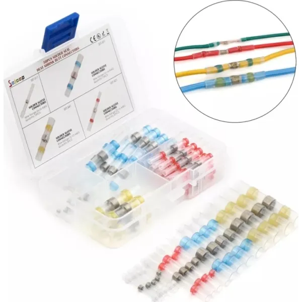 Σετ Αδιάβροχα Θερμοσυστελλόμενα Μακαρόνια με Καλάι 50τμχ