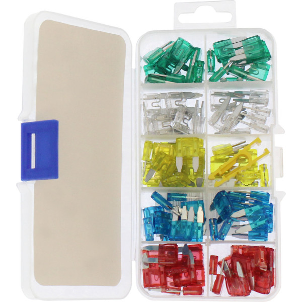 Σετ Ασφάλειες Αυτοκινήτου Μαχαιρωτές mini 100τμχ