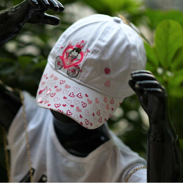 CHILDREN'S HAT JOCKEY MOHICANS 20510.WHITE