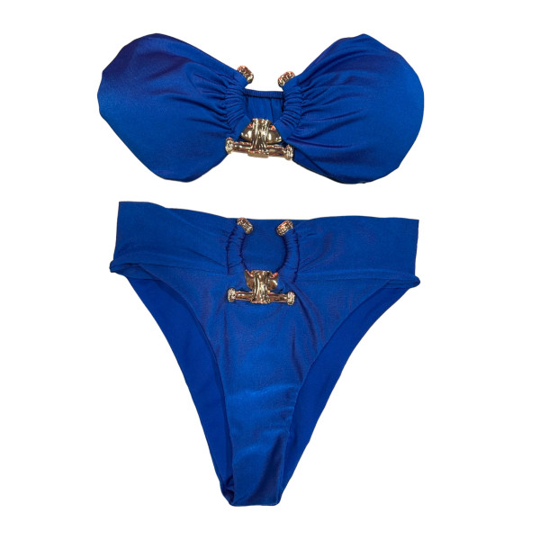 SWIMWEAR BIKINI HIGH-WAISTED MOHICANS 2063H BLUE