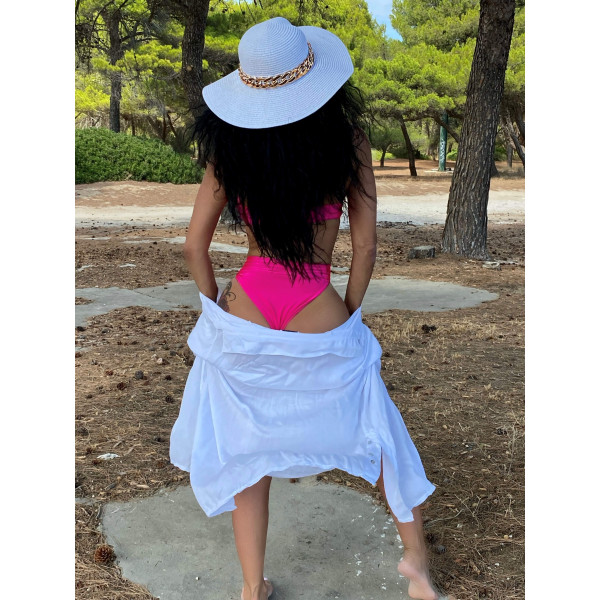 SWIMWEAR BIKINI HIGH-WAISTED MOHICANS 2063H.FUCSHIA