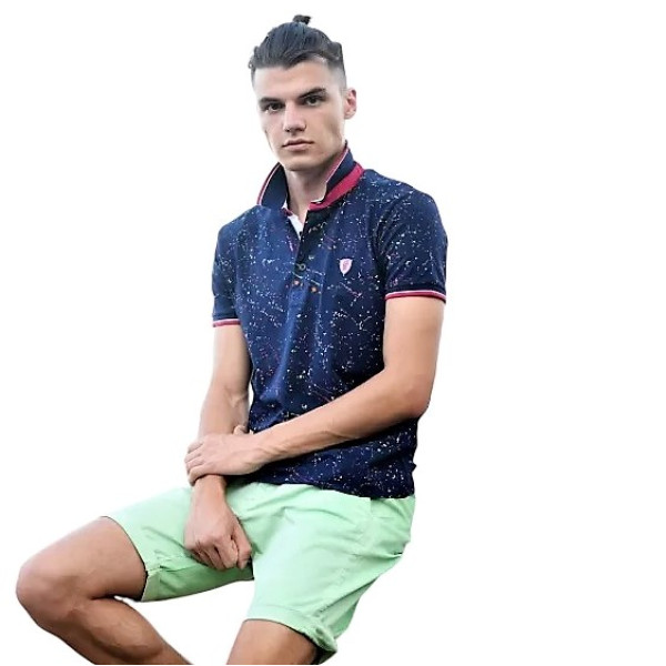 ΑΝΔΡΙΚΟ POLO SHIRT MOHICANS 207.ΜΠΛΕ