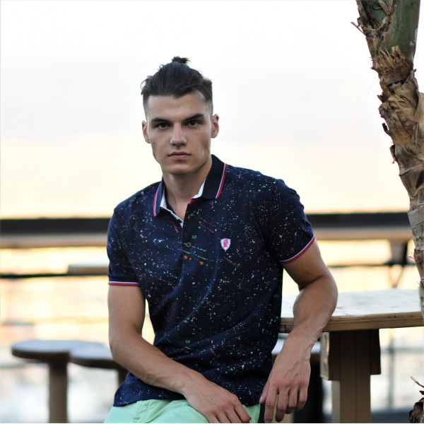 ΑΝΔΡΙΚΟ POLO SHIRT MOHICANS 207.ΜΠΛΕ