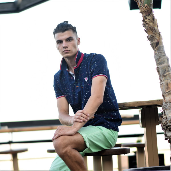 ΑΝΔΡΙΚΟ POLO SHIRT MOHICANS 207.ΜΠΛΕ