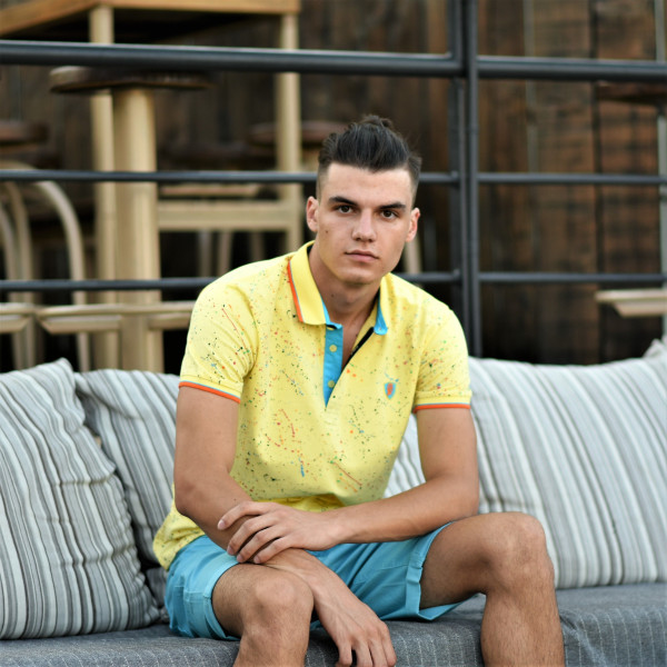 ΑΝΔΡΙΚΟ POLO SHIRT ΚΙΤΡΙΝΟ ΠΙΤΣΙΛΙΑ MOHICANS 207.ΚΙΤΡΙΝΟ