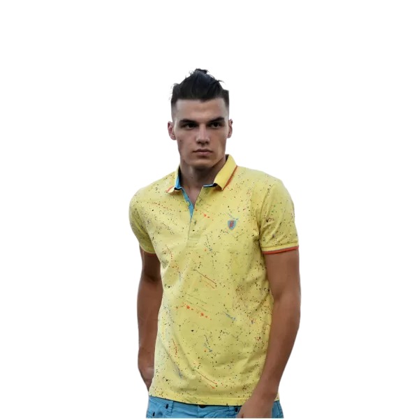 ΑΝΔΡΙΚΟ POLO SHIRT ΚΙΤΡΙΝΟ ΠΙΤΣΙΛΙΑ MOHICANS 207.ΚΙΤΡΙΝΟ