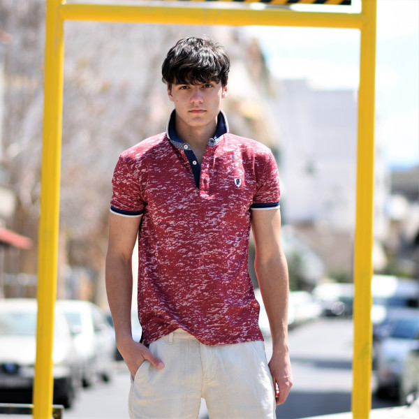 ΑΝΔΡΙΚΟ POLO SHIRT MOHICANS 209.ΜΠΟΡΝΤΟ