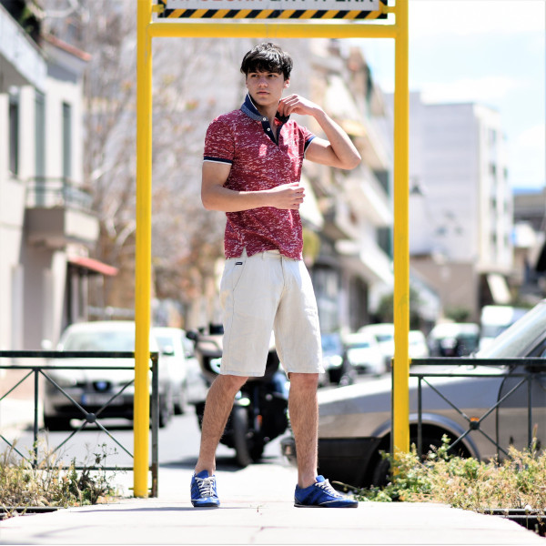 ΑΝΔΡΙΚΟ POLO SHIRT MOHICANS 209.ΜΠΟΡΝΤΟ