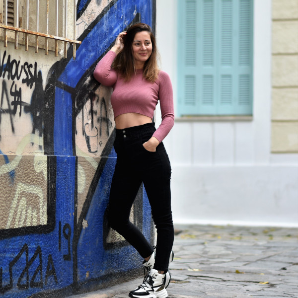 ΓΥΝΑΙΚΕΙΟ ΤΟΠ ΠΛΕΚΤΟ MOHICANS C748 ROZ