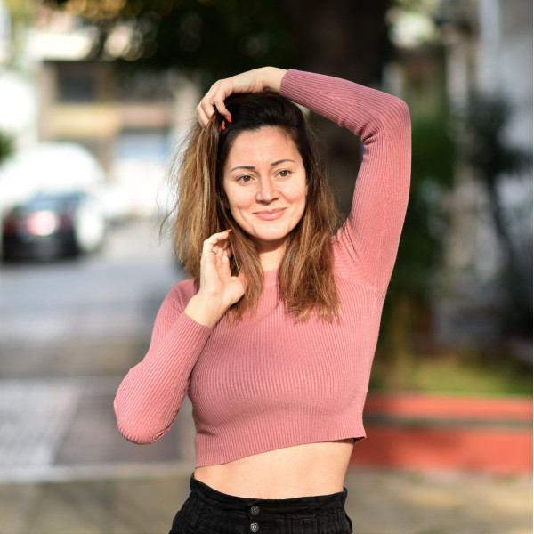 ΓΥΝΑΙΚΕΙΟ ΤΟΠ ΠΛΕΚΤΟ MOHICANS C748 ROZ