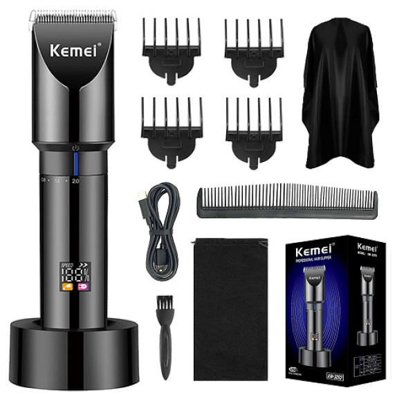 Kemei Professional Rechargeable Hair Clipper KM-3293 Black
