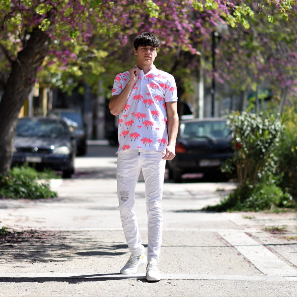 ΑΝΔΡΙΚΟ POLO SHIRT MOHICANS 214.ΛΕΥΚΟ