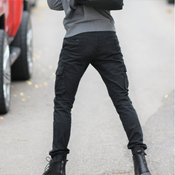 TROUSERS CARGO MOHICANS 2151 BLACK