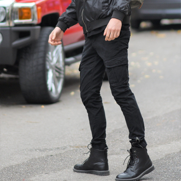 TROUSERS CARGO MOHICANS 2151 BLACK