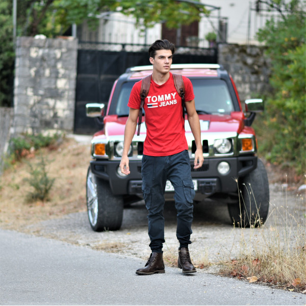 TROUSERS CARGO MOHICANS YL2155-3 BLUE