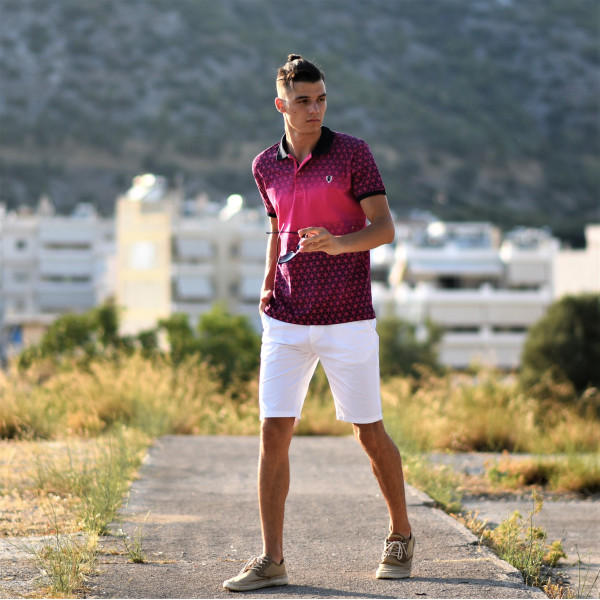 ΑΝΔΡΙΚΟ POLO SHIRT MOHICANS 219.ΦΟΥΞΙΑ