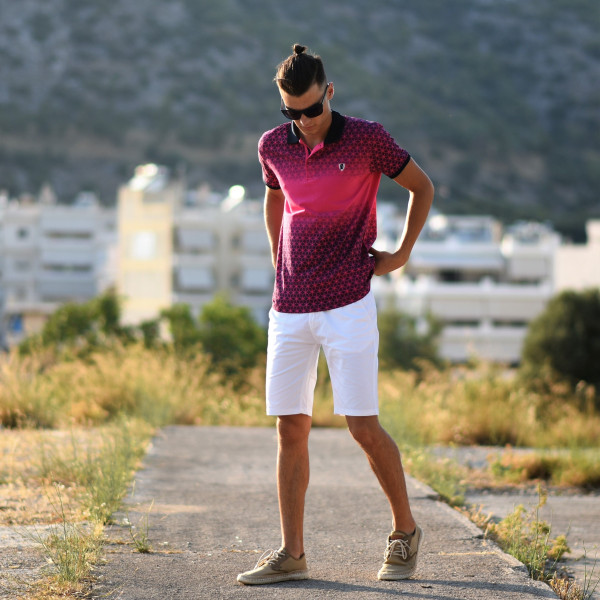 ΑΝΔΡΙΚΟ POLO SHIRT MOHICANS 219.ΦΟΥΞΙΑ
