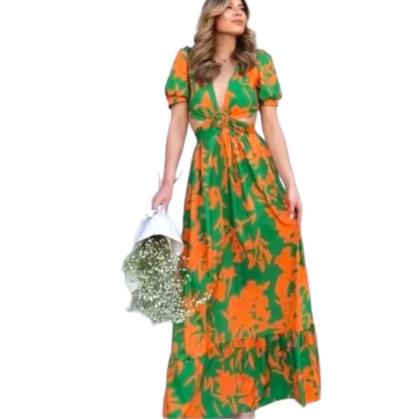 ΓΥΝΑΙΚΕΙΟ ΦΟΡΕΜΑ MAXI MOHICANS 22213 ΠΡΑΣΙΝΟ