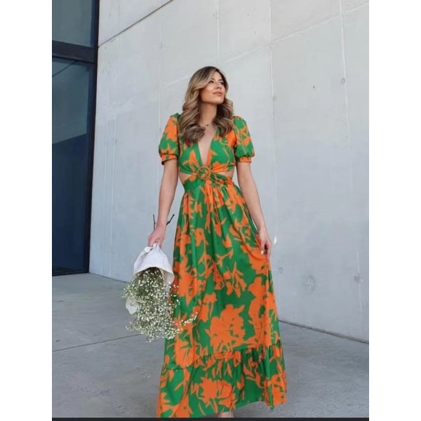 ΓΥΝΑΙΚΕΙΟ ΦΟΡΕΜΑ MAXI MOHICANS 22213 ΠΡΑΣΙΝΟ