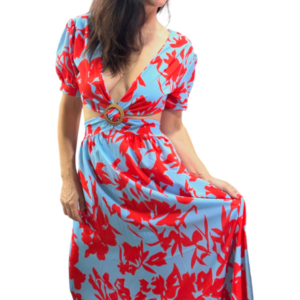 ΓΥΝΑΙΚΕΙΟ ΦΟΡΕΜΑ MAXI MOHICANS 22213 ΣΙΕΛ