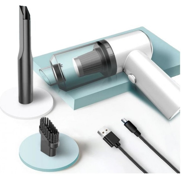 PS- 120W Solid State Car Vacuum Rechargeable 7.4V Black