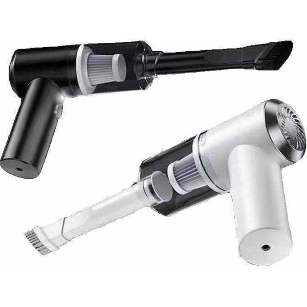 PS- 120W Solid State Car Vacuum Rechargeable 7.4V Black