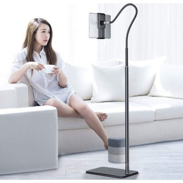 Επιδαπέδια Βάση Κινητού - Σταντ με Μήκος 80cm και Βραχίονα 54cm σε Μαύρο Χρώμα TR-2024